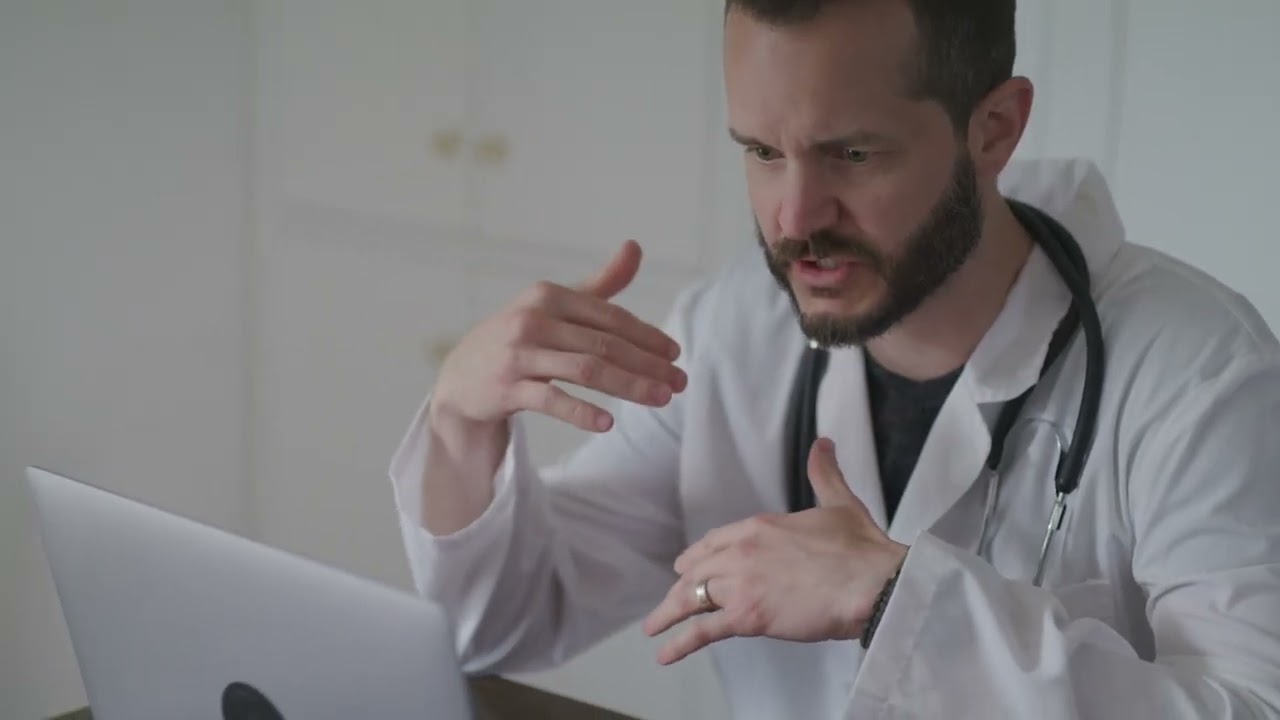 doctor on laptop